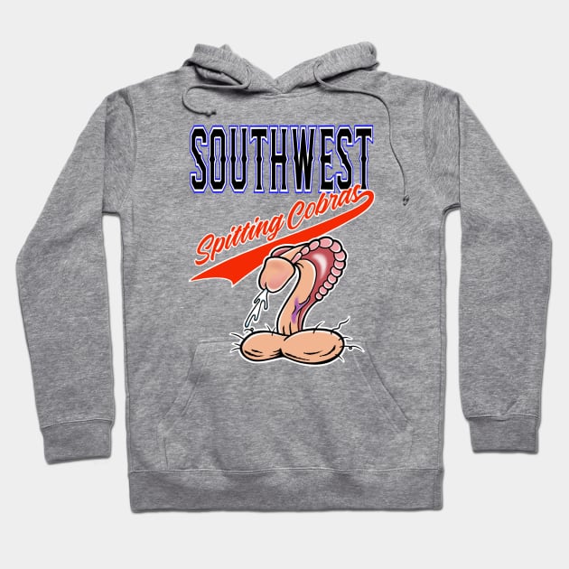 Southwest Spitting Cobras Hoodie by TommyVision